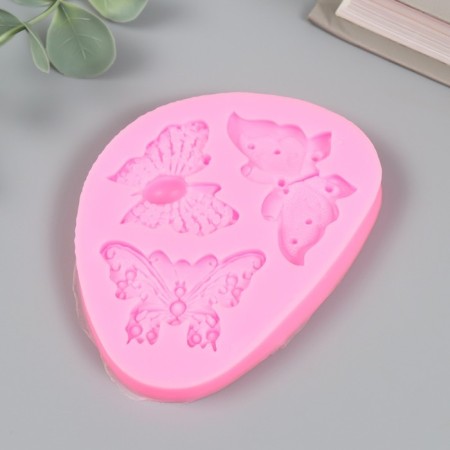 Mold Silicon "Roy butterflies" 3 items 1x9.5x7 cm-2