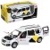 Metal machine "Lada Largus Yandex Taxi" 1:24, doors, hood, voiced, white color open