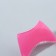 Carler for applying eye makeup, 10.6 × 4.3 × 2 cm, pink color