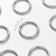 Rings for bags, d = 20 mm, thickness - 3 mm, 10 pcs, silver color