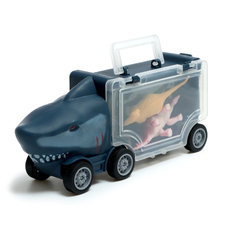 Dino truck set, 3 pcs, with dinosaurs-1