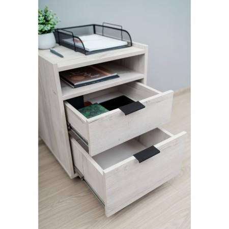 Office cabin "Flex 28", 450 × 450 × 620 mm, color of oak shavinigan-6