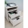 Office cabin "Flex 28", 450 × 450 × 620 mm, color of oak shavinigan