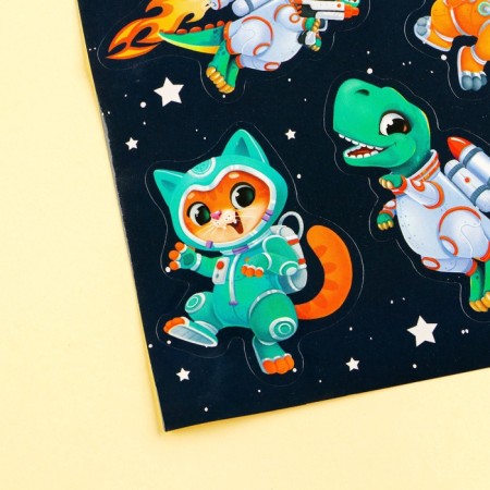 Paper stickers "Space Travel", 11 × 16 cm-2
