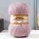 Yarn "Angora Gold" 20%wool, 80%acrylic 550m/100g (163 gray rose)