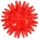 Massage ball Onlytop "Hedgehog", d = 4.5 cm, red color