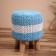 Wicker stool 40x40x50 cm