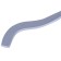 Bracket for Global radiator, with dowel, 170 mm, color gray color