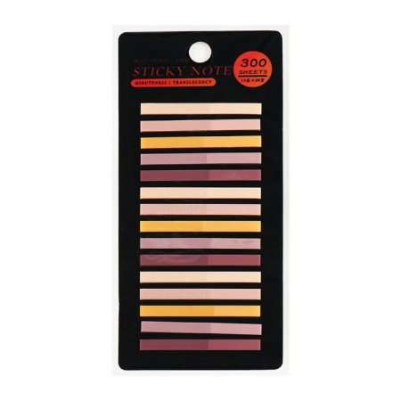 Block-filling with a sticky edge plastic 20l x 15 pieces, 5 cv. brown, 45mm x 4mmCalligrata-2
