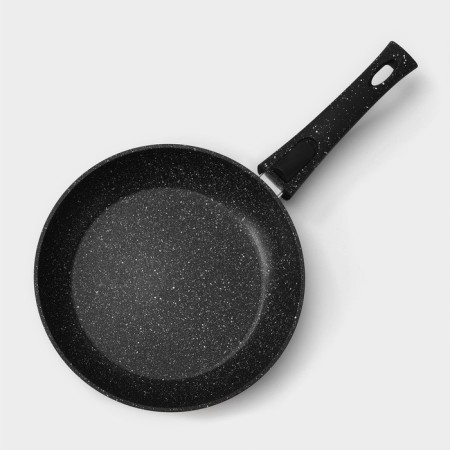 Fogging pan Magistro Dark, D = 24 cm, removable handle Soft-Touch, anti-stick coating, induction, black color-2