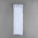 Lightning "Spiral", No. 5, connective, automatic lock, 40 cm, white color, price per 1 piece