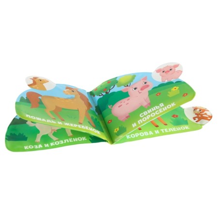 The book is a toy for the bath "Who is my mother?", With windows, I crush me-3