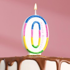 Candle for cake digit 