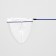 Aquarium net 15 cm, blue