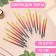 Candles in the cake "Royce. Gradient", 13 cm, high, 18 pcs, black, burgundy, golden