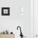 Nast-light decor "pigeon", 10.5 x 7 cm, white