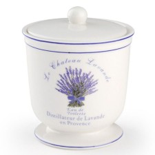 Contenter for cotton pads Lavender