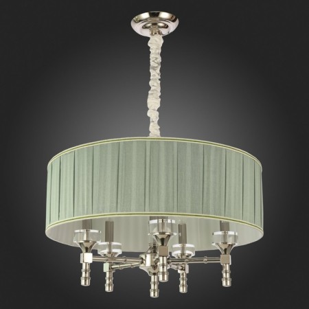 Suspension lamp ST LUCE. SL1121.103.05. Oleo. 5x40 watts, E14, 58x58x44.5 cm, Nickel color-7
