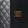 Casket Wood, leatherette for 2 bottles "Black Black" 4 items 34.5x19.5x12 cm
