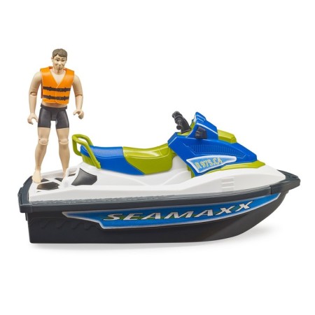 Game set "Water motorcycle with a figure"-2