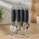 A set of kitchen tools "Remi", 6 items, on a stand, black color