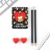 Chancellery Set "Kotik", pencils 2 pcs, erasers 2 pcs, notebook