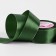 A satin ribbon "Silver threads", 40 mm × 23 ± 1 m, green color No. 49