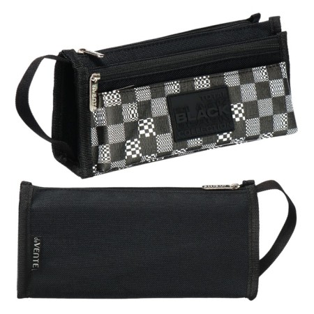 Penal soft, 1 compartment, 100 x 210 x 75 mm, voluminous, Devente Devente Total Black, with a handle-2