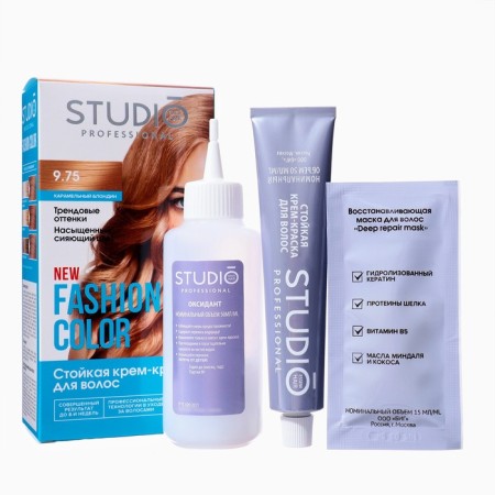 Persistent hair dye Fashion Color Studio Profeshnl, Caramel Blond, 9.75, 115 ml-5