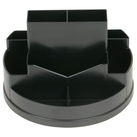 Table stand-organizer "City", rotating, black-4