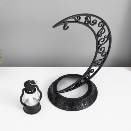 Nightlight "night lamp" LED from batteries 3XAG10 black 12x19x25 cm-2