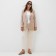 Women's jacket with a belt Mist Plus-Size, r.56, beige