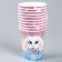 A single -single paper glass "Bunny", 250 ml