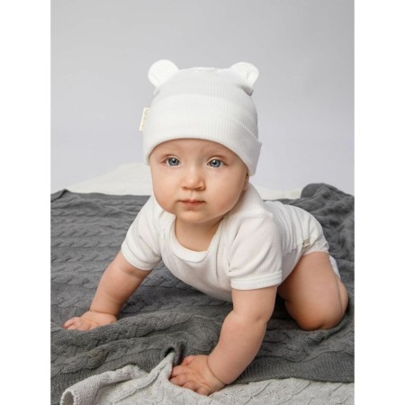Set for discharge children's NewBorn growth 56-62 cm, beige color, 6 items-14