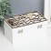Casket tree "House under the trees" brown-white 18x10x8.8 cm