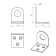 Pay-Ushko, 40 x 90 mm, bent, galvanized