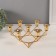 Metal candlestick for 7 candles "Geometry" d-2 cm 30x29.5x10.5 cm
