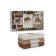 A set of terry napkins Diva Afrodita "Tiger", size 30x50 cm, 3 pcs