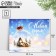 Mini Postcard “Happy New Year!”, Snowy Christmas ball 10.7 x 8.8 cm, New Year