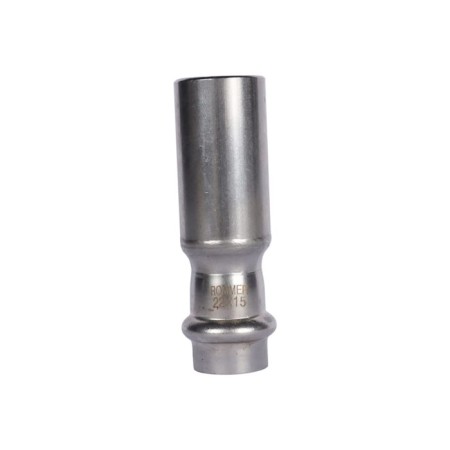 Transitional coupling Rommer RSS-0020-002215, VPR-NPR, D = 22 x 15 mm, press, stainless steel-1