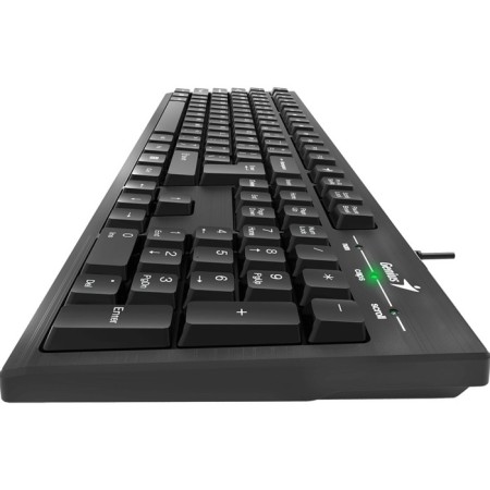 The keyboard Genius Smart KB-101 Black USB, Only Laser (Hairline Design), programmage-1