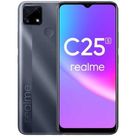 Smartphone Realme C25S, 6.5 ", LCD, 2 SIM, 4 GB, 64 GB, 48 MP, 8 megapixels, 6000 mAh, NFC, gray-1