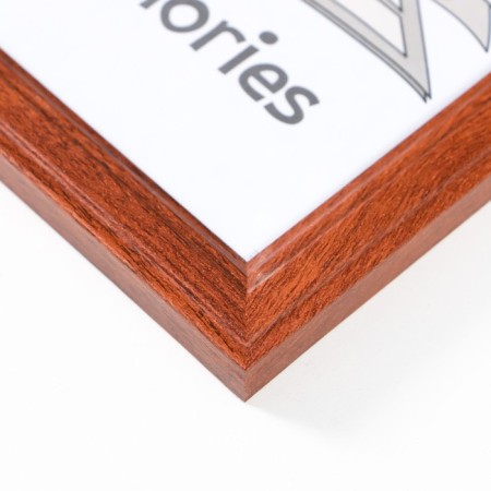 Photo frame 15x21 cm pine, red tree (plastic screen)-3