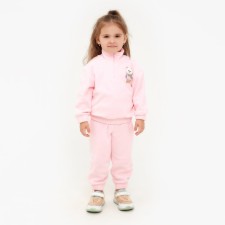 Children's costume (sweatshirt, trousers) minku pink color, height 98