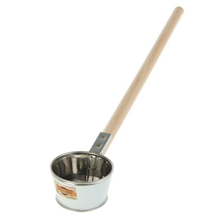 Stainless steel bathhouse, 0.35l, 60 cm, with a wooden pen, "Dobroparov"-3