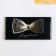 Money envelope "Butterfly", on black craft, embossing, 16.5 x 8 cm