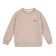 Sweatshirt for girls Basic, height 122 cm, beige color