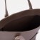 Zipper bag, external pocket, brown color