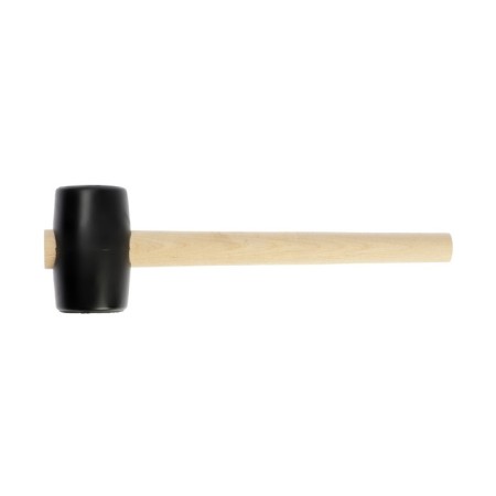 Kiyanka scrap, wooden handle, black rubber, 55 mm, 300 g-1