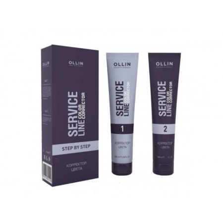 Color corrector for delicate removal of the OLLIN Professional Service Line pigment, 100 ml, 2 pcs